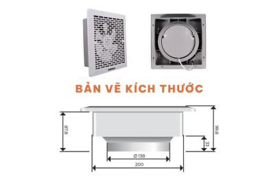 Quạt hút siêu mỏng Nanoco NMV2023 -20W